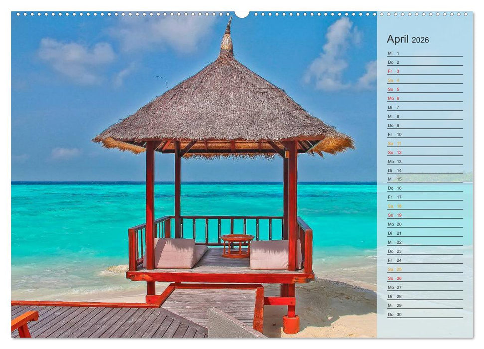 Strände wie ein Traum (CALVENDO Wandkalender 2026)