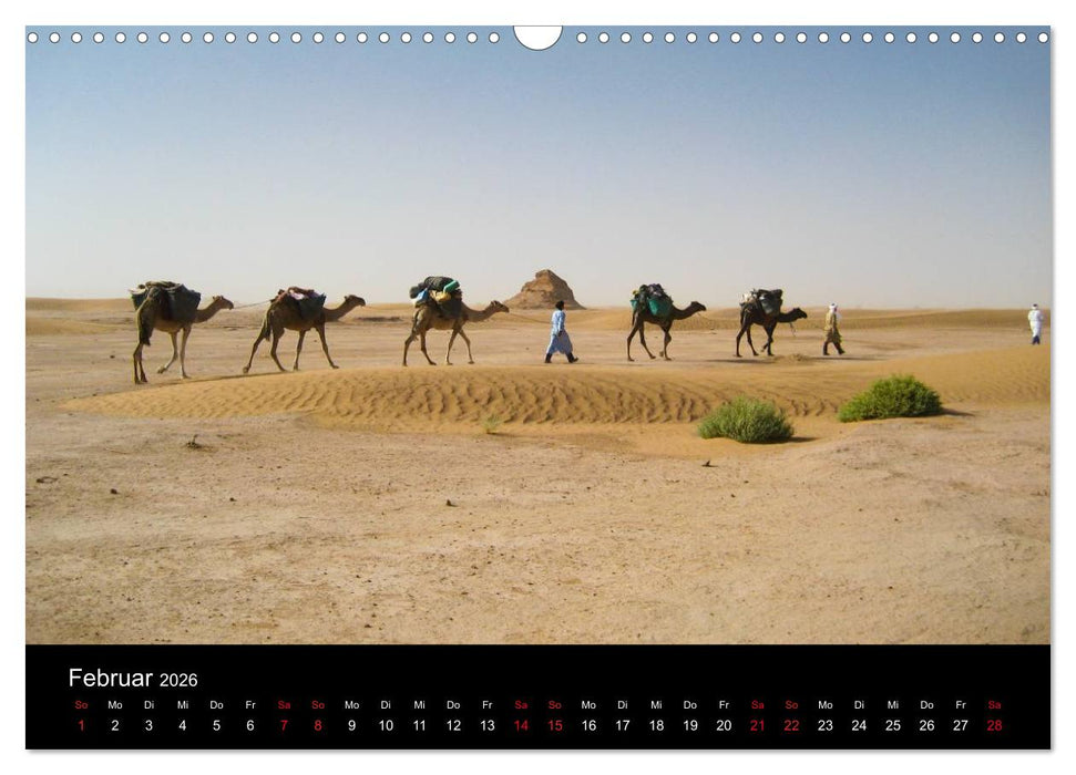 Sahara Wüstentrekking (CALVENDO Wandkalender 2026)