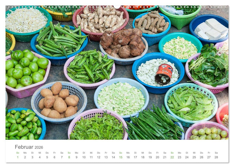 Märkte in Südostasien (CALVENDO Wandkalender 2026)