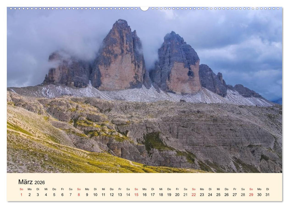 Sextner Dolomiten (CALVENDO Premium Wandkalender 2026)