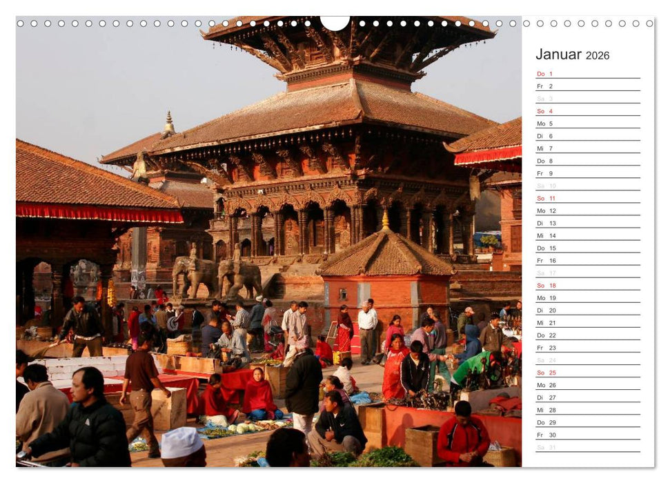 Nepal (CALVENDO Wandkalender 2026)