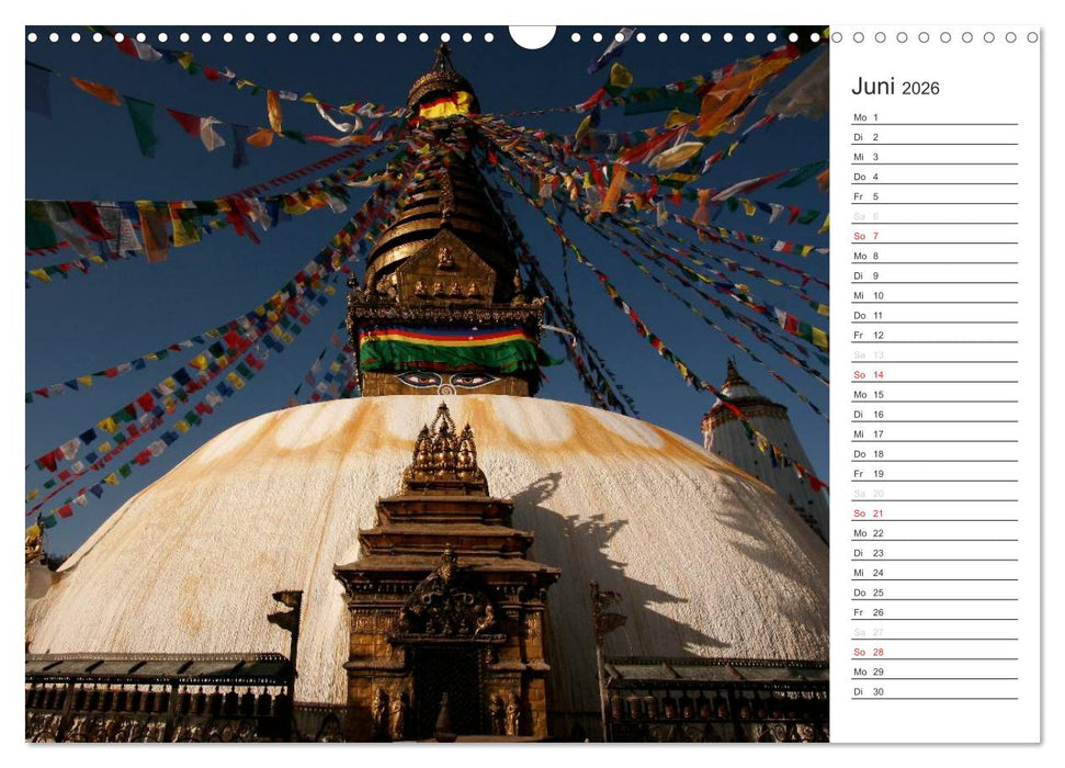 Nepal (CALVENDO Wandkalender 2026)
