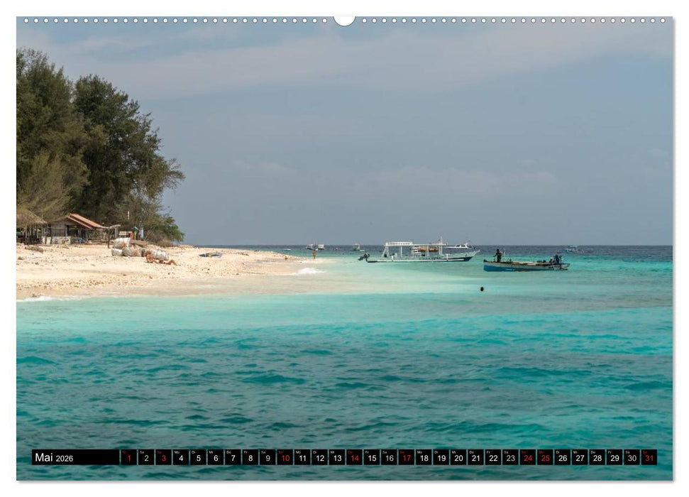Indonesien: Gili Inseln (CALVENDO Premium Wandkalender 2026)