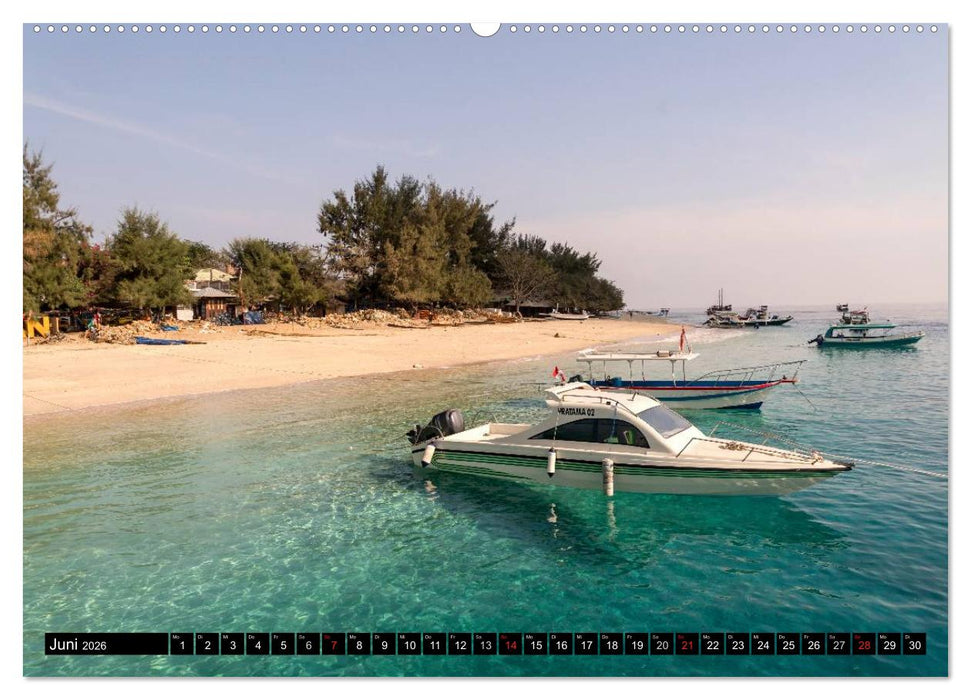 Indonesien: Gili Inseln (CALVENDO Premium Wandkalender 2026)