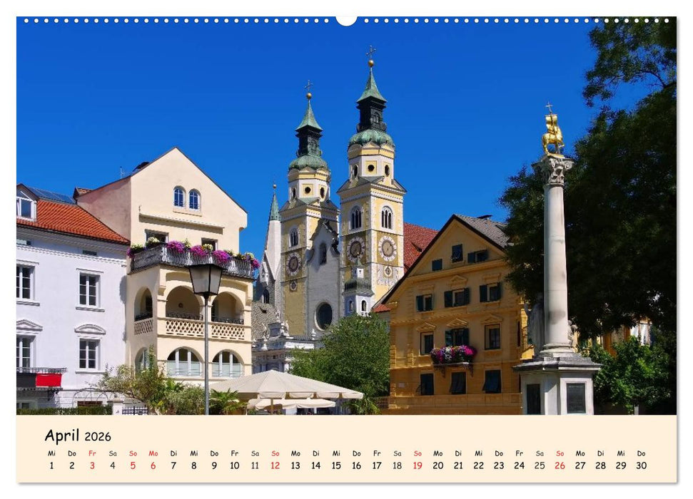 Südtirol - Zwischen Ortler und Dolomiten (CALVENDO Wandkalender 2026)