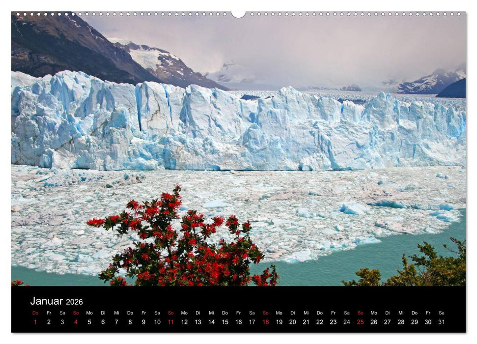 Südpatagonien – das "Ende" der Welt (CALVENDO Premium Wandkalender 2026)