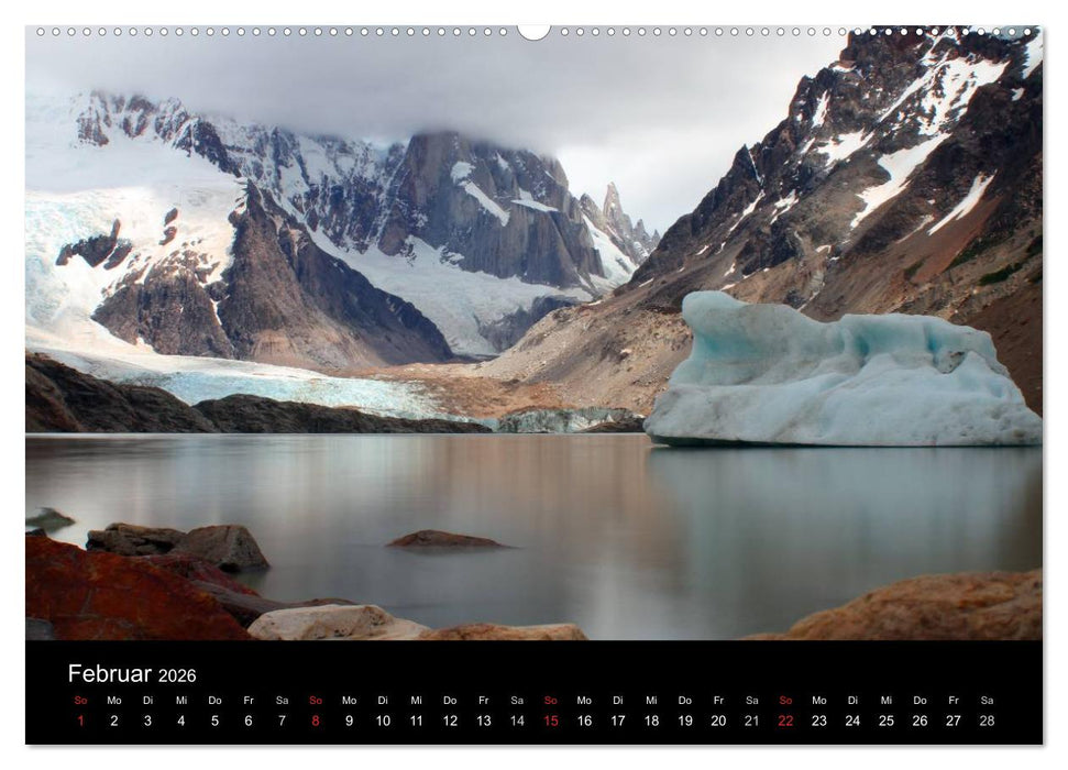 Südpatagonien – das "Ende" der Welt (CALVENDO Premium Wandkalender 2026)