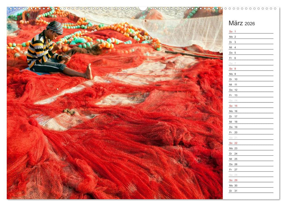 Farbenfrohes aus Indien (CALVENDO Premium Wandkalender 2026)
