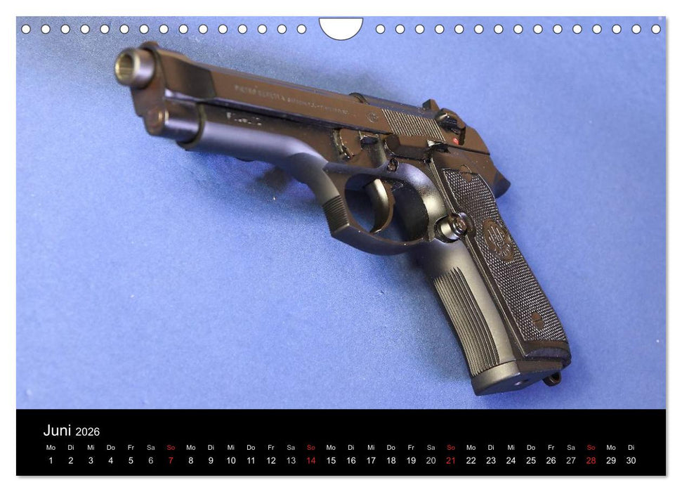 Sportpistolen und Revolver (CALVENDO Wandkalender 2026)