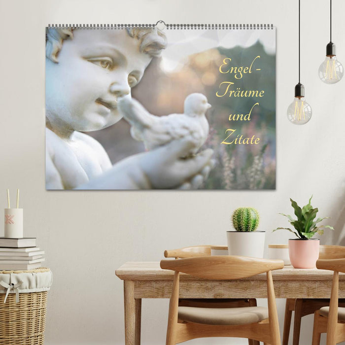 Engel - Träume und Zitate (CALVENDO Wandkalender 2026)