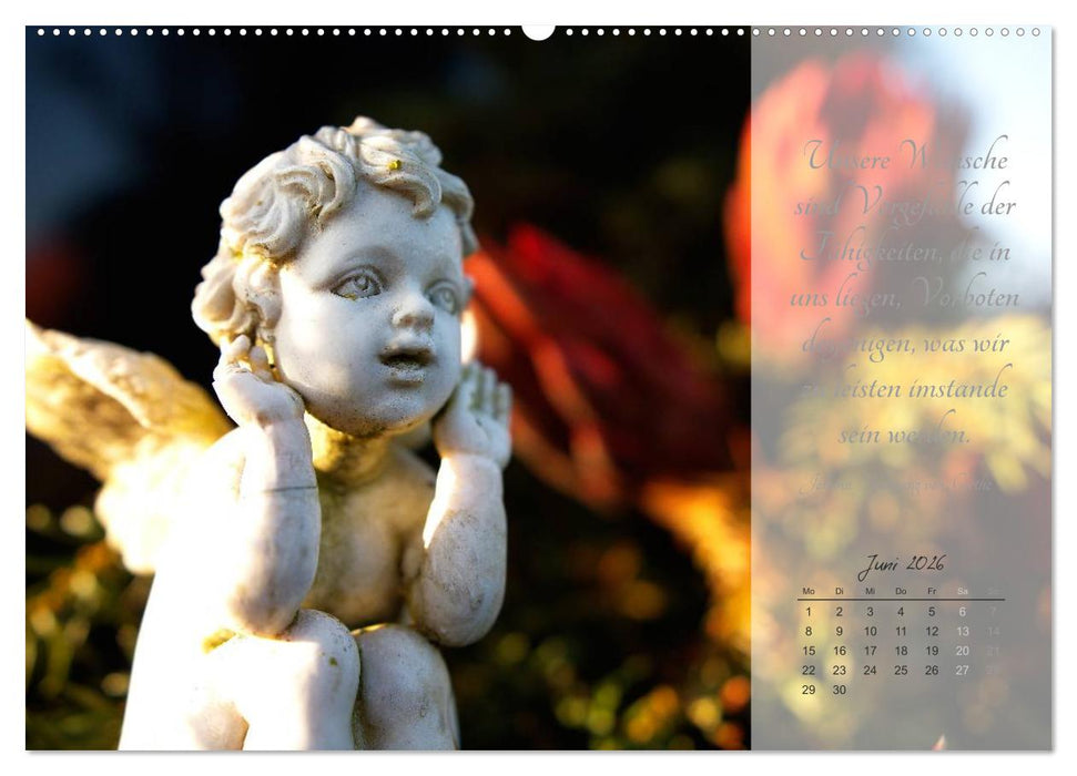 Engel - Träume und Zitate (CALVENDO Wandkalender 2026)