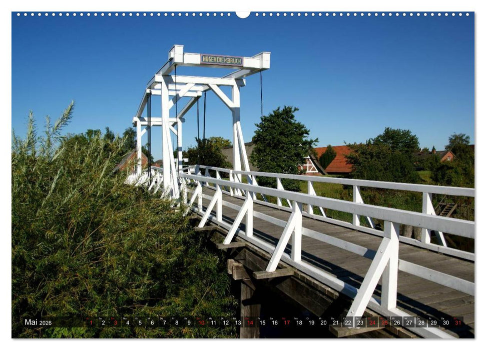 Das Alte Land vor den Toren Hamburgs (CALVENDO Wandkalender 2026)