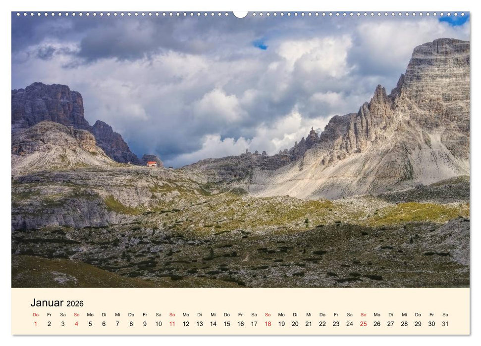 Sextner Dolomiten (CALVENDO Wandkalender 2026)