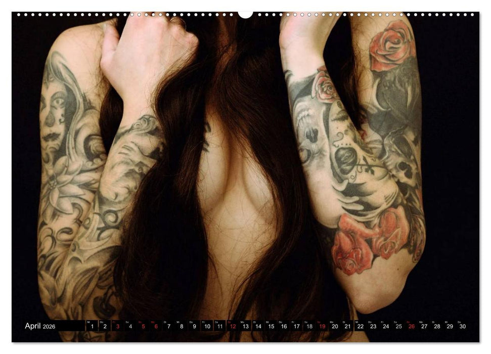Körperkult Tattoo (CALVENDO Premium Wandkalender 2026)