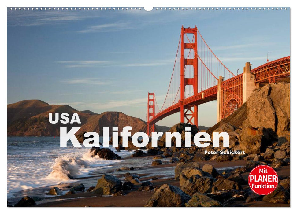 Kalifornien USA (CALVENDO Wandkalender 2026)