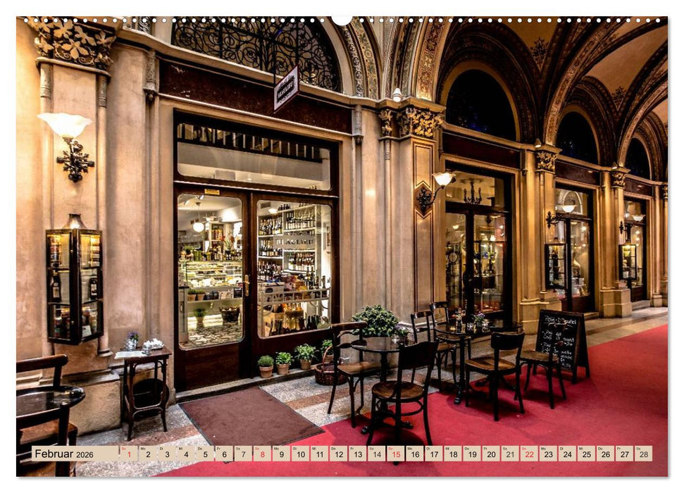 Geliebtes Wien. Österreichs Perle an der Donau (CALVENDO Wandkalender 2026)