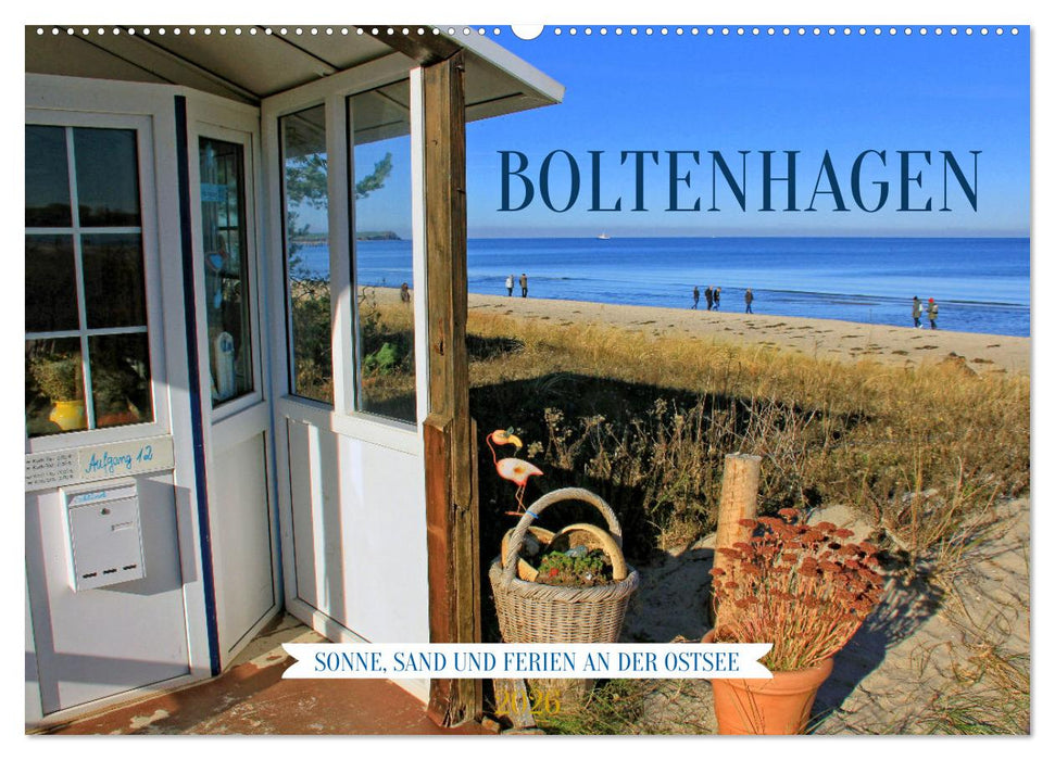 Boltenhagen – Sonne, Sand und Ferien an der Ostsee (CALVENDO Wandkalender 2026)