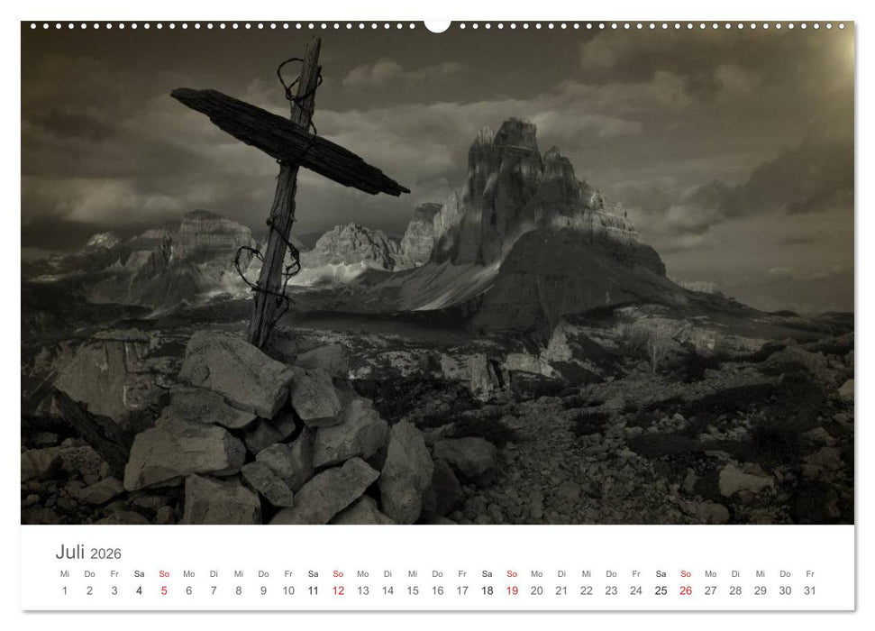 Drei Zinnen - Südtirols Wahrzeichen (CALVENDO Premium Wandkalender 2026)