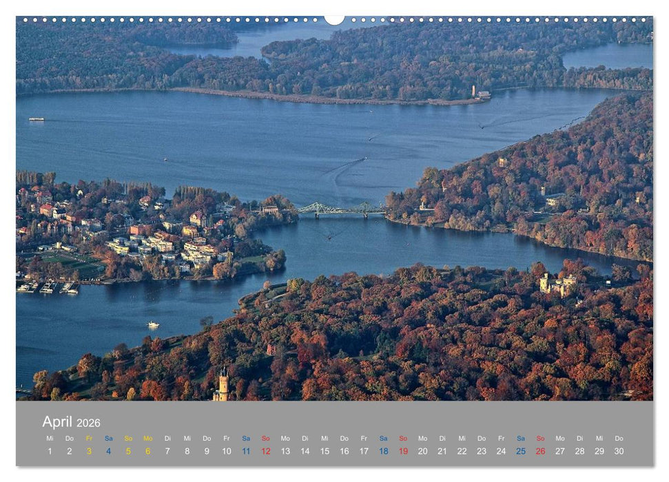 Potsdam von Oben (CALVENDO Premium Wandkalender 2026)