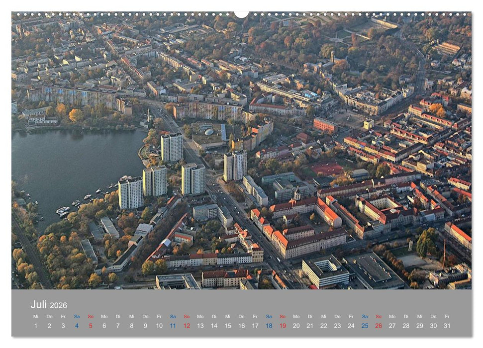 Potsdam von Oben (CALVENDO Premium Wandkalender 2026)