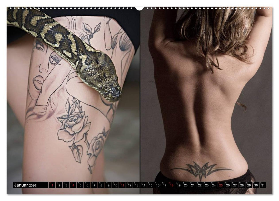 Körperkult Tattoo (CALVENDO Wandkalender 2026)