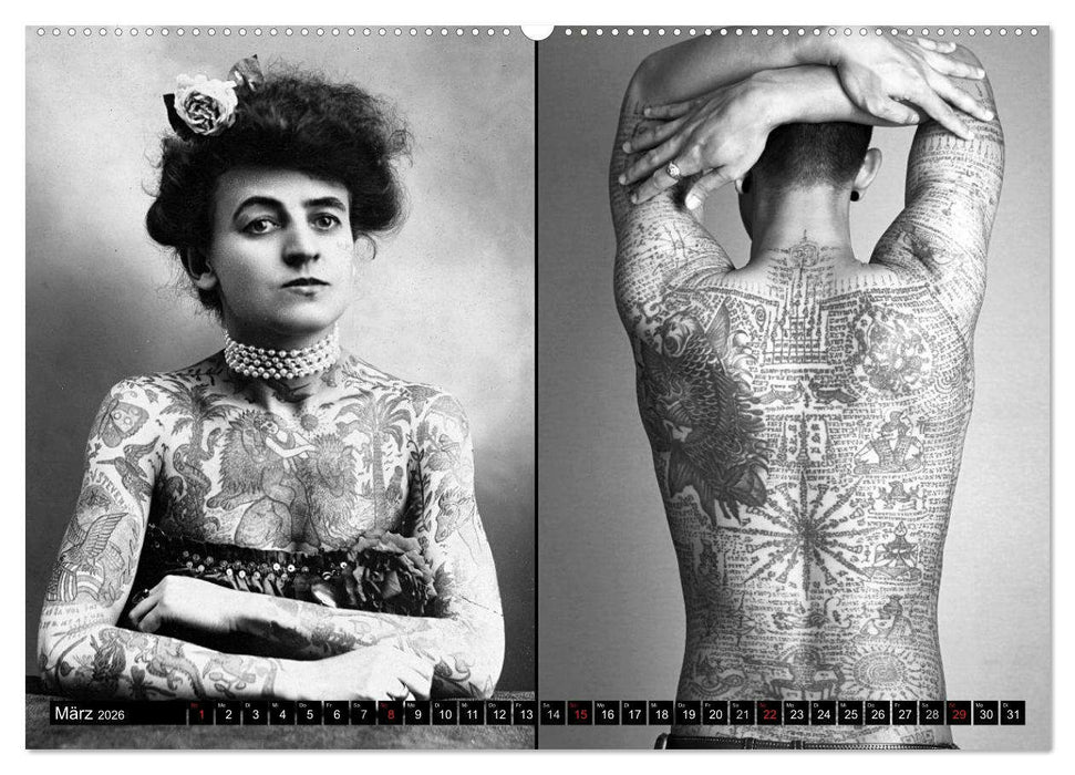 Körperkult Tattoo (CALVENDO Wandkalender 2026)