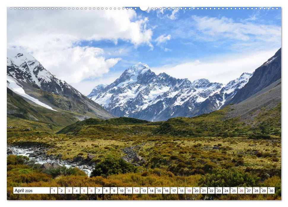 Neuseeland. Traumhafte Naturlandschaften (CALVENDO Premium Wandkalender 2026)