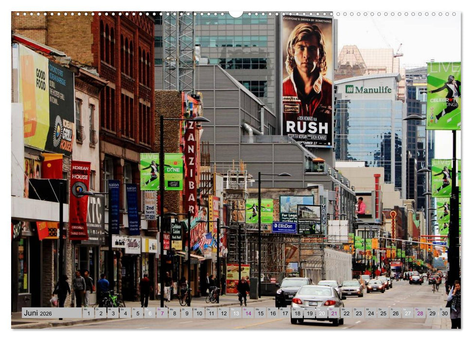 Provinzhauptstadt Toronto (CALVENDO Premium Wandkalender 2026)