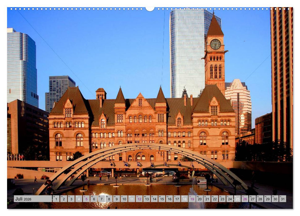 Provinzhauptstadt Toronto (CALVENDO Premium Wandkalender 2026)