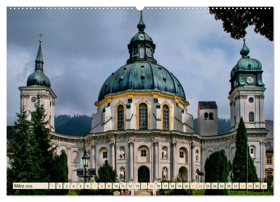 Europäische Klöster - unvergängliche Schönheiten (CALVENDO Wandkalender 2026)