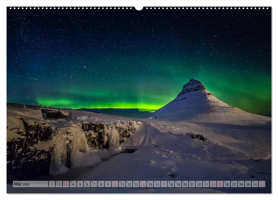 Island im Winter (CALVENDO Premium Wandkalender 2026)