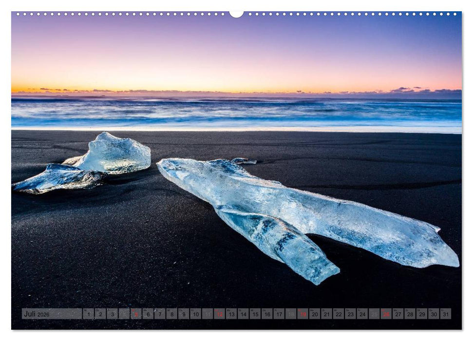 Island im Winter (CALVENDO Premium Wandkalender 2026)