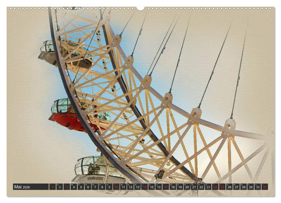 Traumhaftes London (CALVENDO Premium Wandkalender 2026)