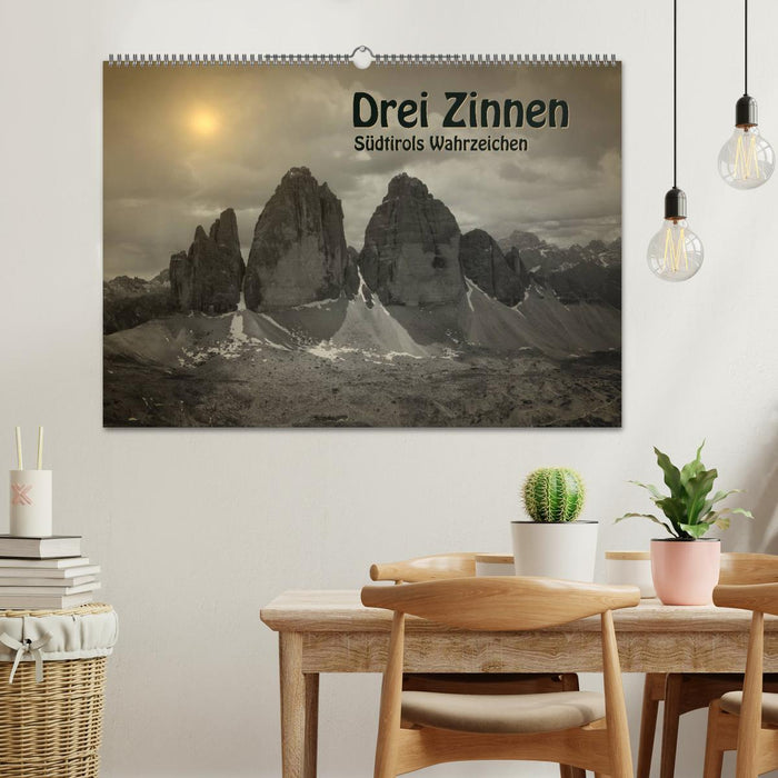 Drei Zinnen - Südtirols Wahrzeichen (CALVENDO Wandkalender 2026)