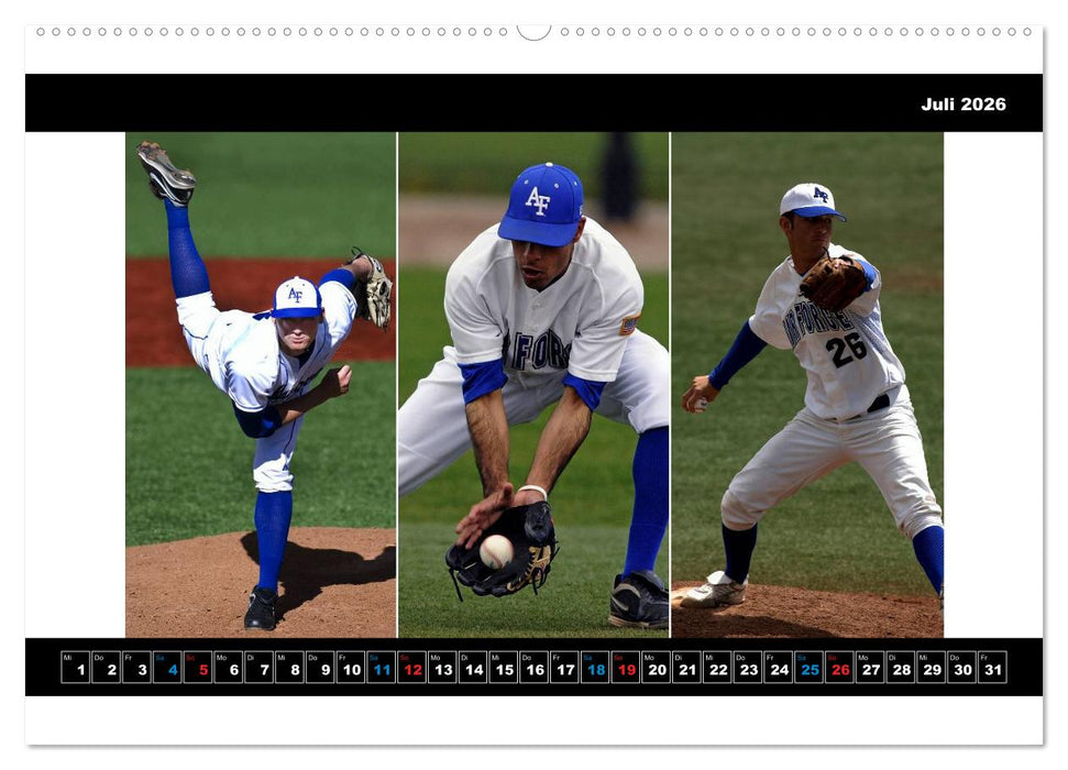 Kultsport Baseball (CALVENDO Premium Wandkalender 2026)