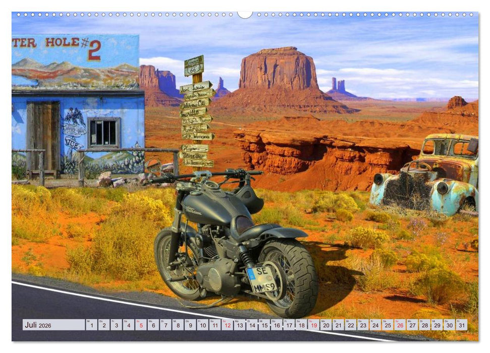 Der Südwesten der USA. Freiheit und Weite (CALVENDO Premium Wandkalender 2026)