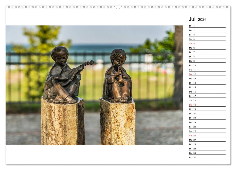 Ostseebad Binz – Zeit für Erholung (CALVENDO Premium Wandkalender 2026)