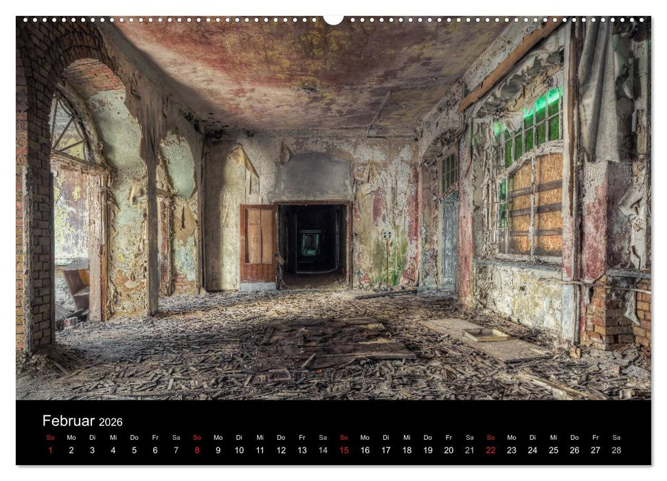 Verlassene Orte im Harz (CALVENDO Wandkalender 2026)