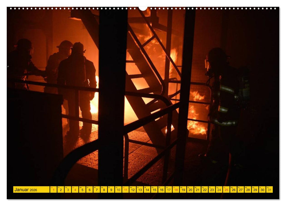 Die Feuerwehr. U.S. Firefighter im Einsatz (CALVENDO Wandkalender 2026)