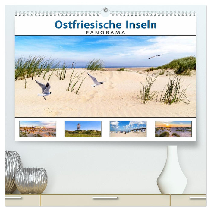PANORAMA - Ostfriesische Inseln (CALVENDO Premium Wandkalender 2026)