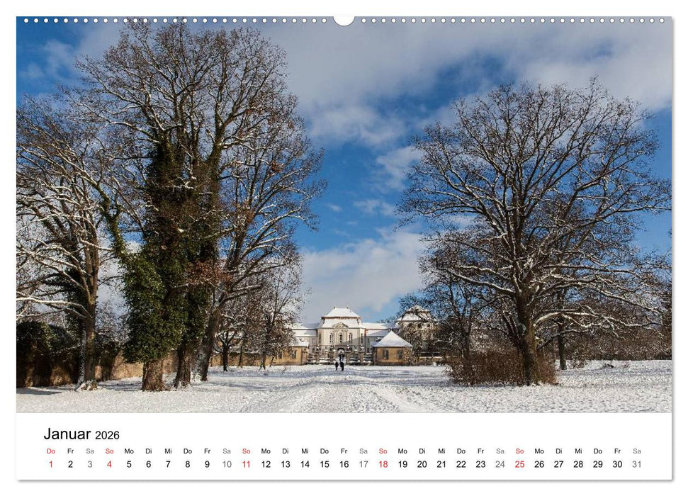 Fasanerie - schönstes Barockschloss Hessens (CALVENDO Wandkalender 2026)