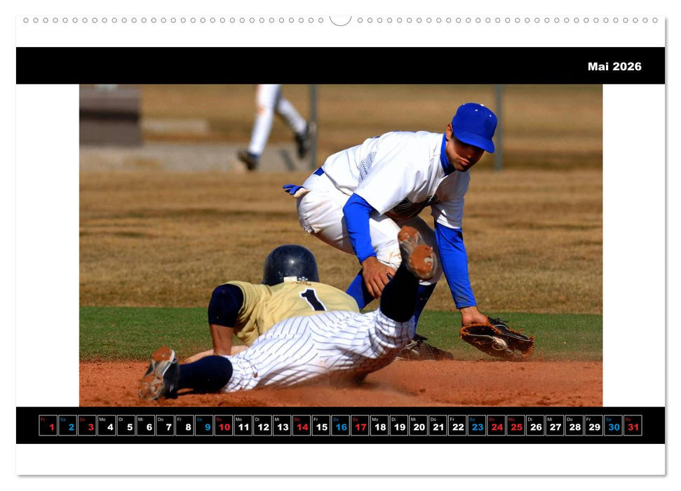 Kultsport Baseball (CALVENDO Wandkalender 2026)