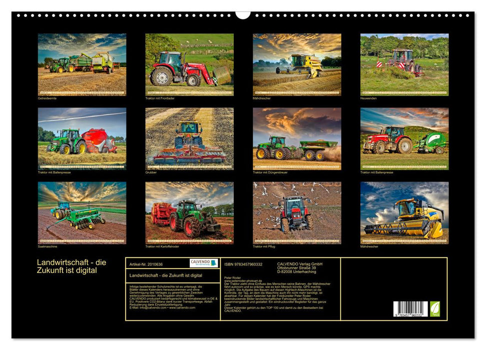 Landwirtschaft - die Zukunft ist digital (CALVENDO Wandkalender 2026)