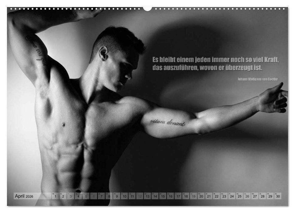 Starke Männer... kluge Sprüche (CALVENDO Premium Wandkalender 2026)