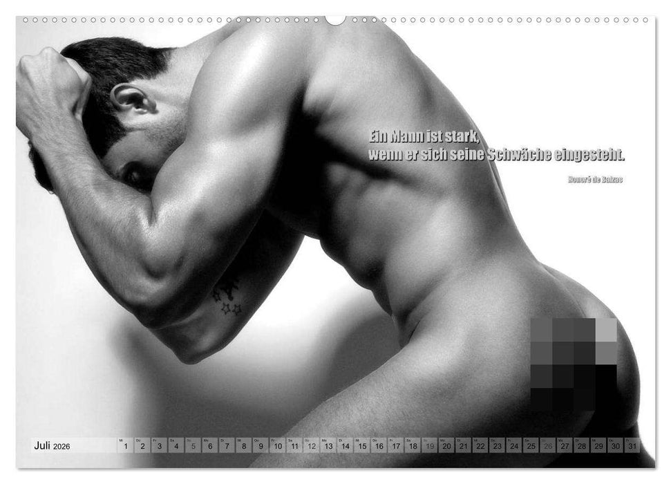 Starke Männer... kluge Sprüche (CALVENDO Premium Wandkalender 2026)