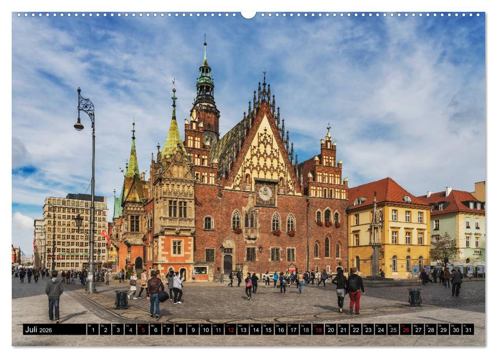 Ein Wochenende in Breslau (CALVENDO Premium Wandkalender 2026)