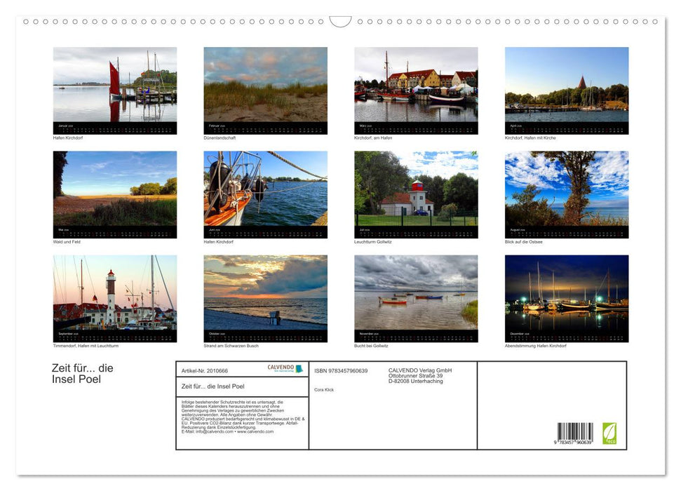 Zeit für... die Insel Poel (CALVENDO Wandkalender 2026)