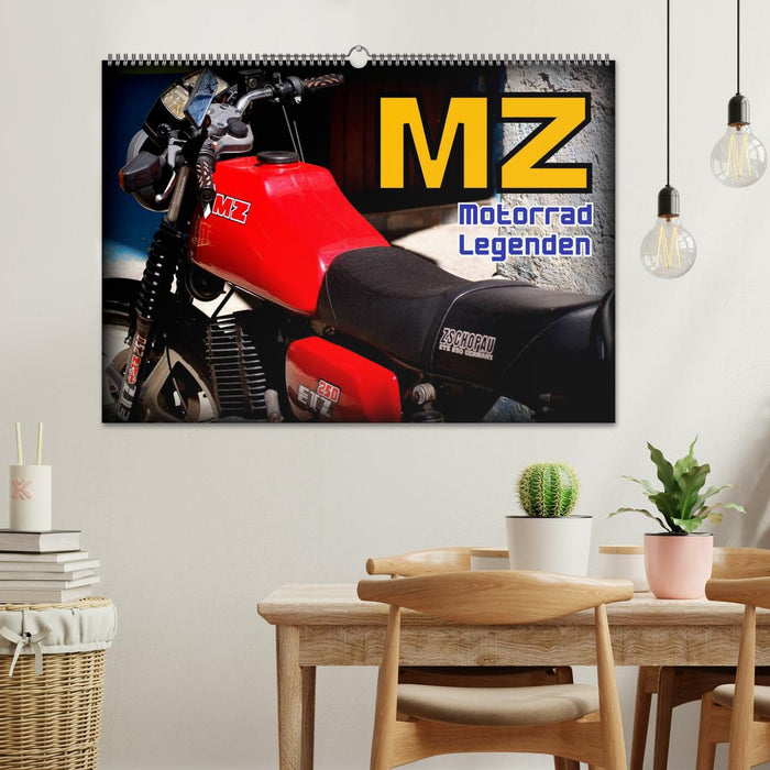 Motorrad-Legenden - MZ (CALVENDO Wandkalender 2026)