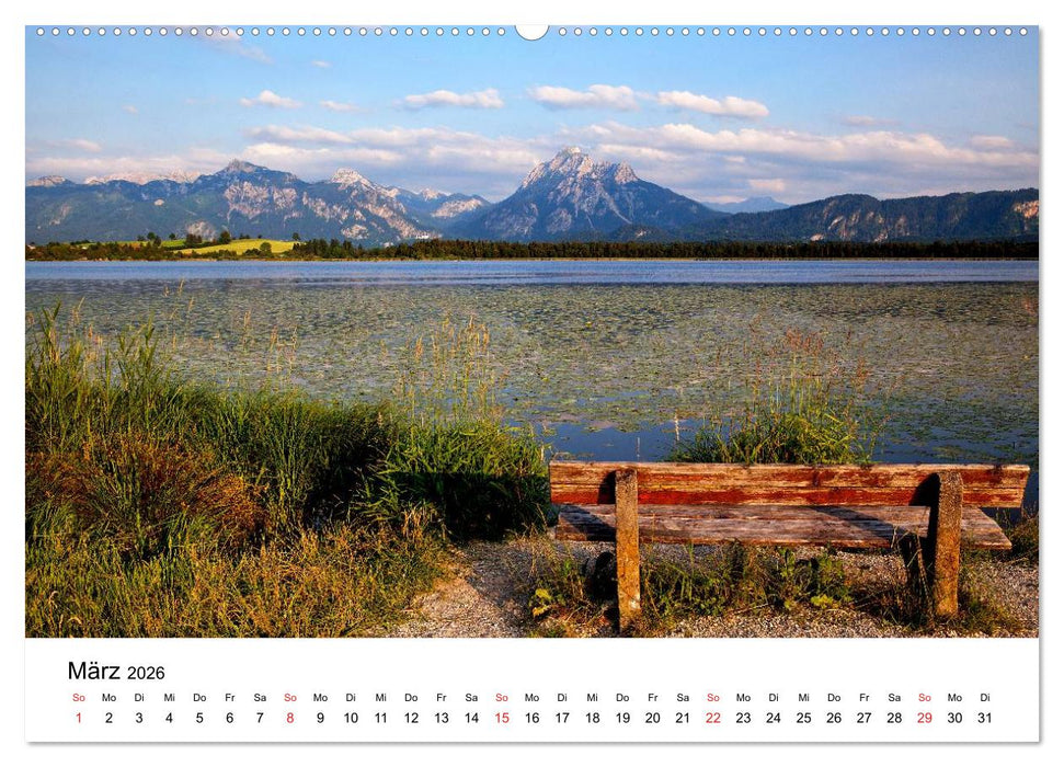 Hopfensee - Riviera des Allgäus (CALVENDO Wandkalender 2026)