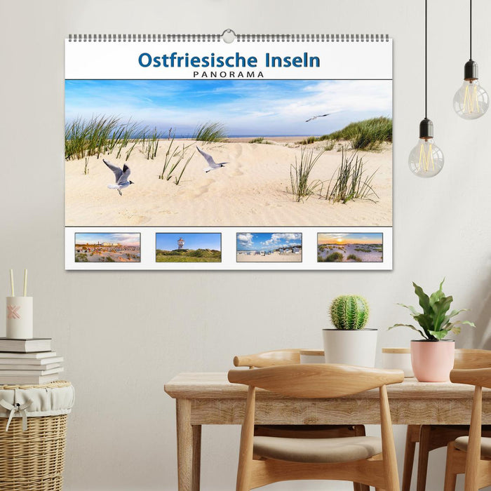 PANORAMA - Ostfriesische Inseln (CALVENDO Wandkalender 2026)